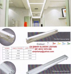 Kap Lampu TL untuk T5 atau T8